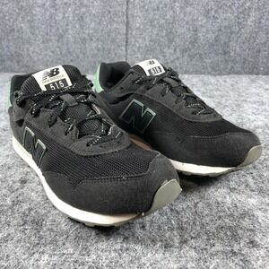 New Balance 515 Casual Sneakers Men's 6 Black Suede Mesh Retro Running Shoes